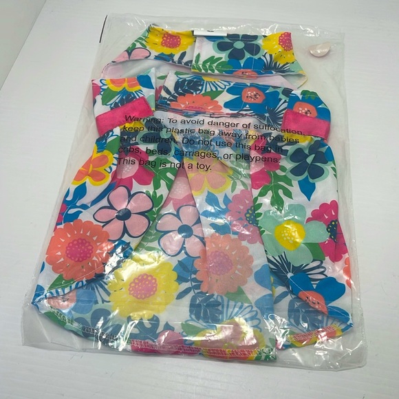 Vibrant Life Dog Pug, Shih Tzu, Boston Terrier Floral Dress NWT - Picture 8 of 11